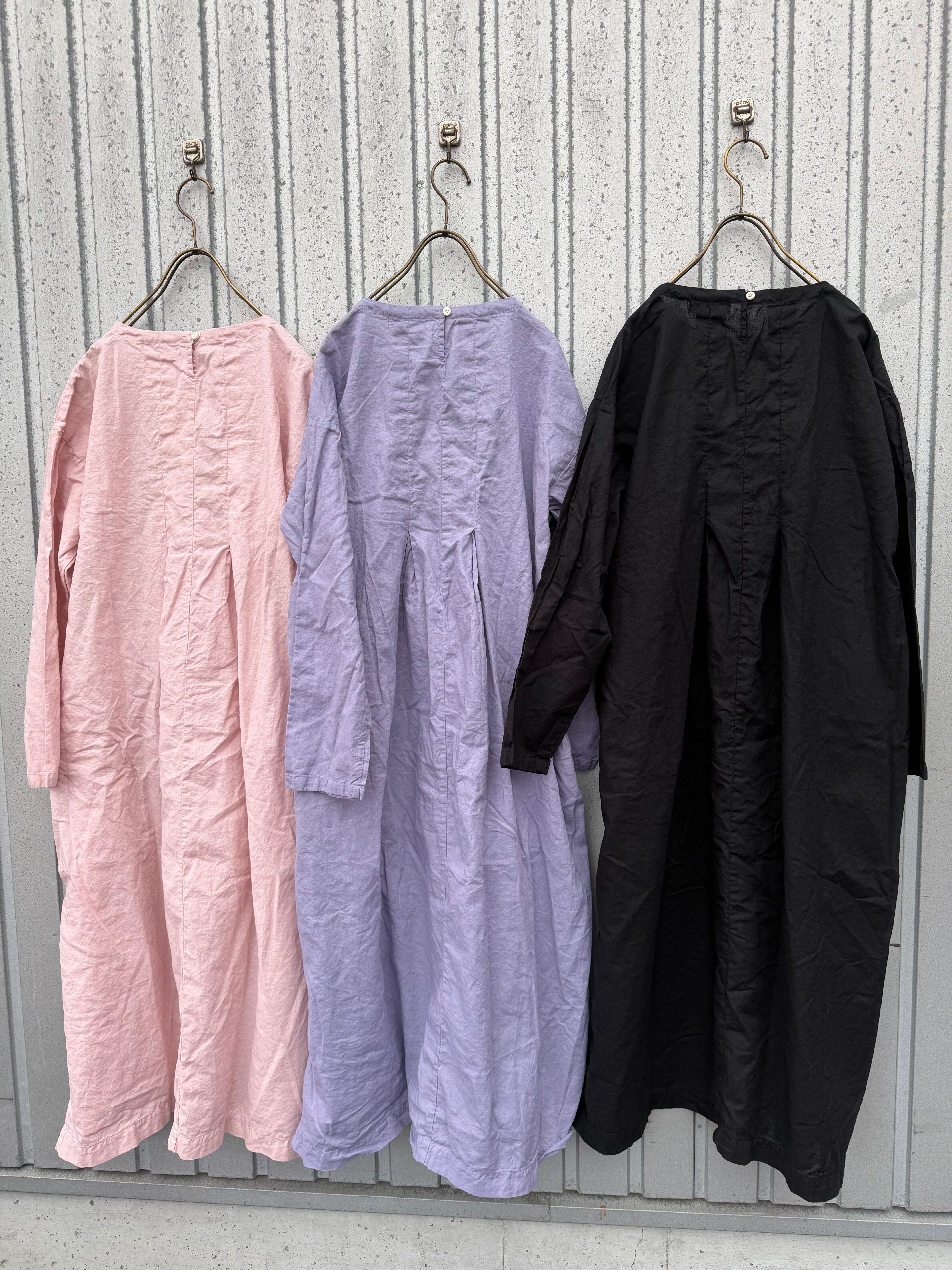 綿麻平織タックワンピース/ tukuroi'26SS/TK211267 | WACKY
