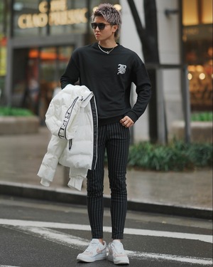 RHINE STONE SWEAT【BB24505】