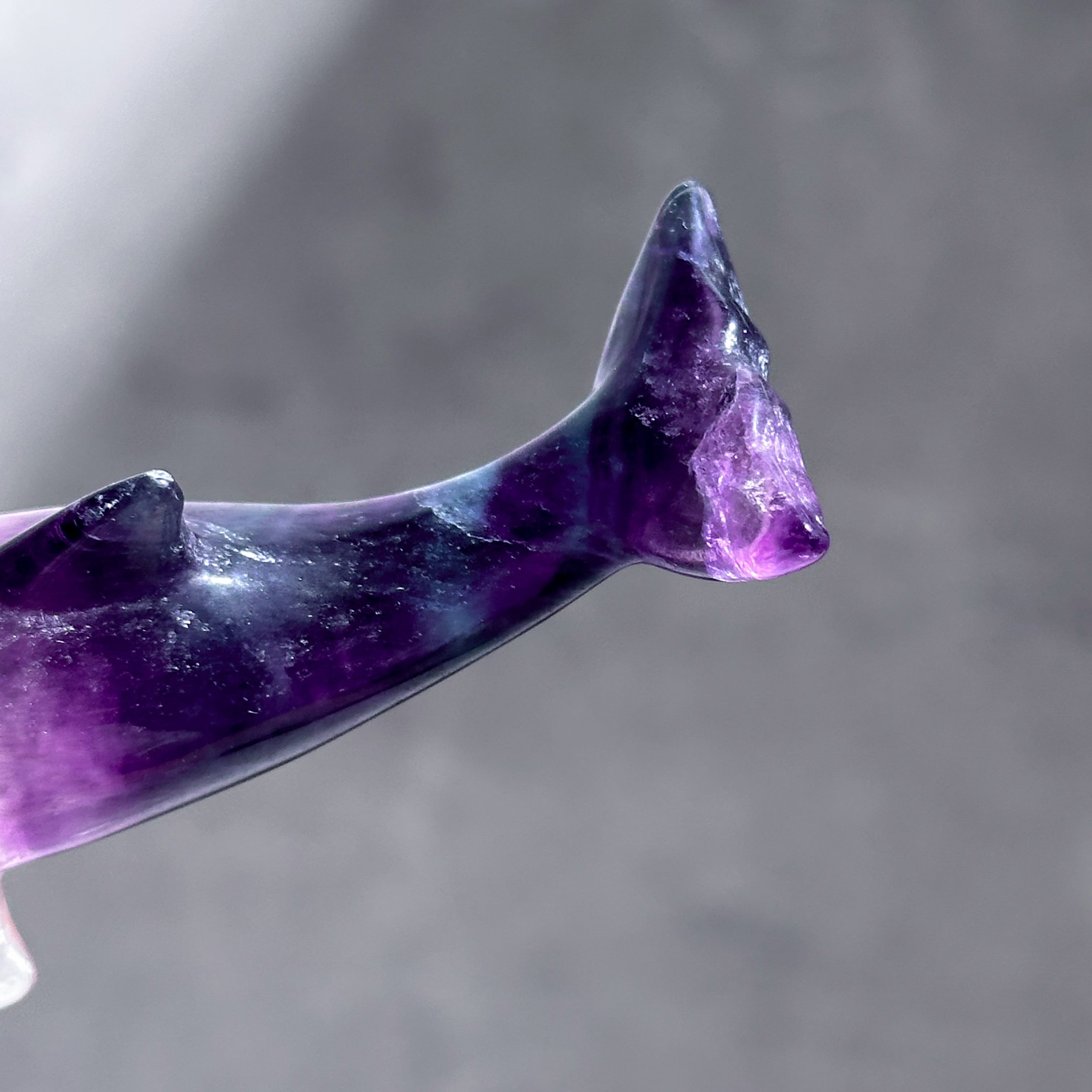 レインボーフローライト イルカ45◇ Fluorite ◇天然石