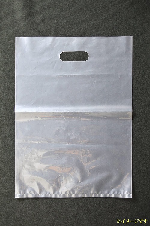 手提げ袋 半透明【小】LLDPE60μ 横300×縦420mm【600枚】(PEポリバッグ・イベント展示会・販促・サンプリング)