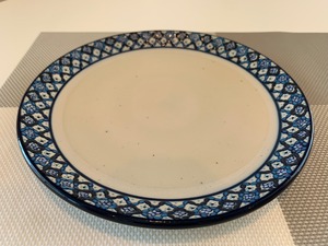 Servin焼き_お皿_22cm_Blue/Navy