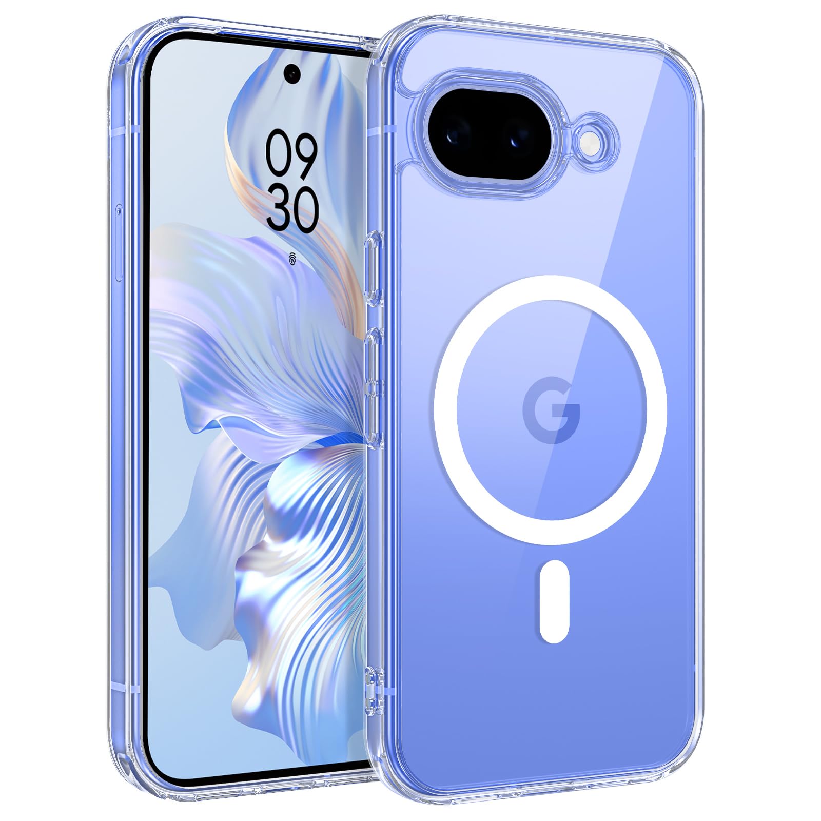 BENTOBEN Google Pixel 10a ケース MagSafe対応 ワイヤレス充電 クリア 米軍MIL規格 耐衝撃 レンズ保護 黄変防止 指紋防止 強力マグネット搭載 ストラップホール付き グーグルピクセル10a ケース カバー クリア