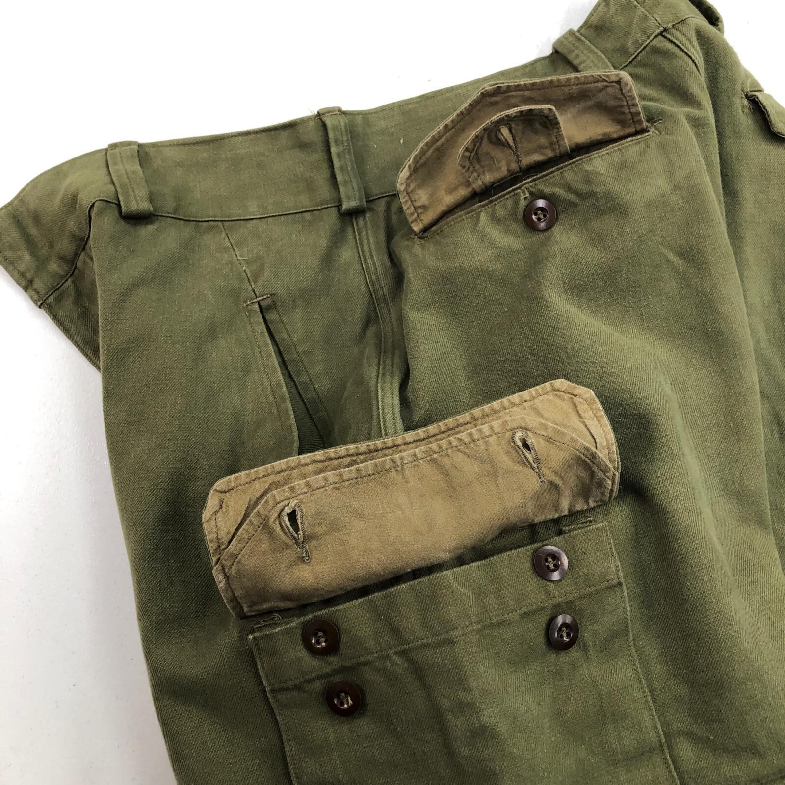 FRENCH ARMY フランス軍 50年代 M-47 カーゴパンツ 前期型 中期 2つ