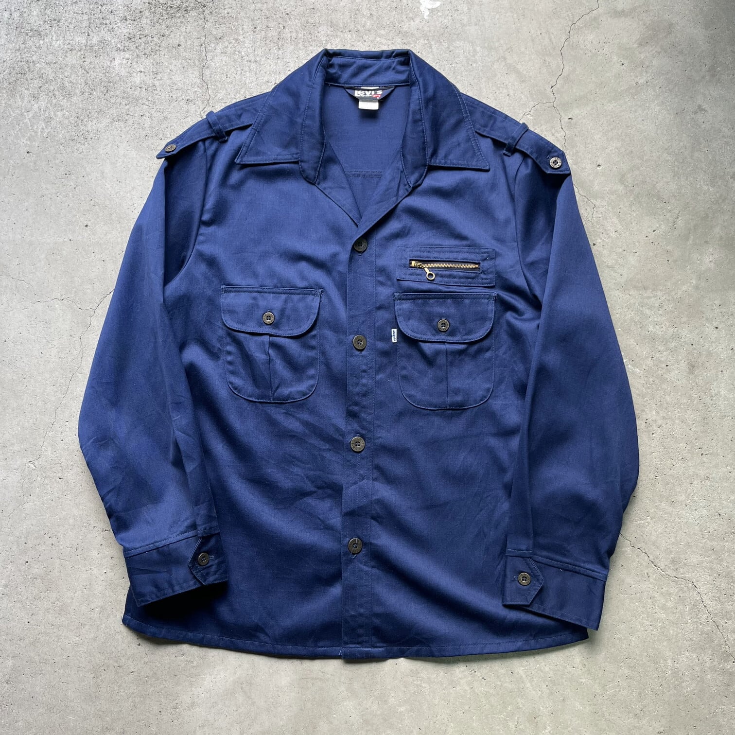 70年代 USA製 Levi's リーバイス 70586-6118 ポリエステル