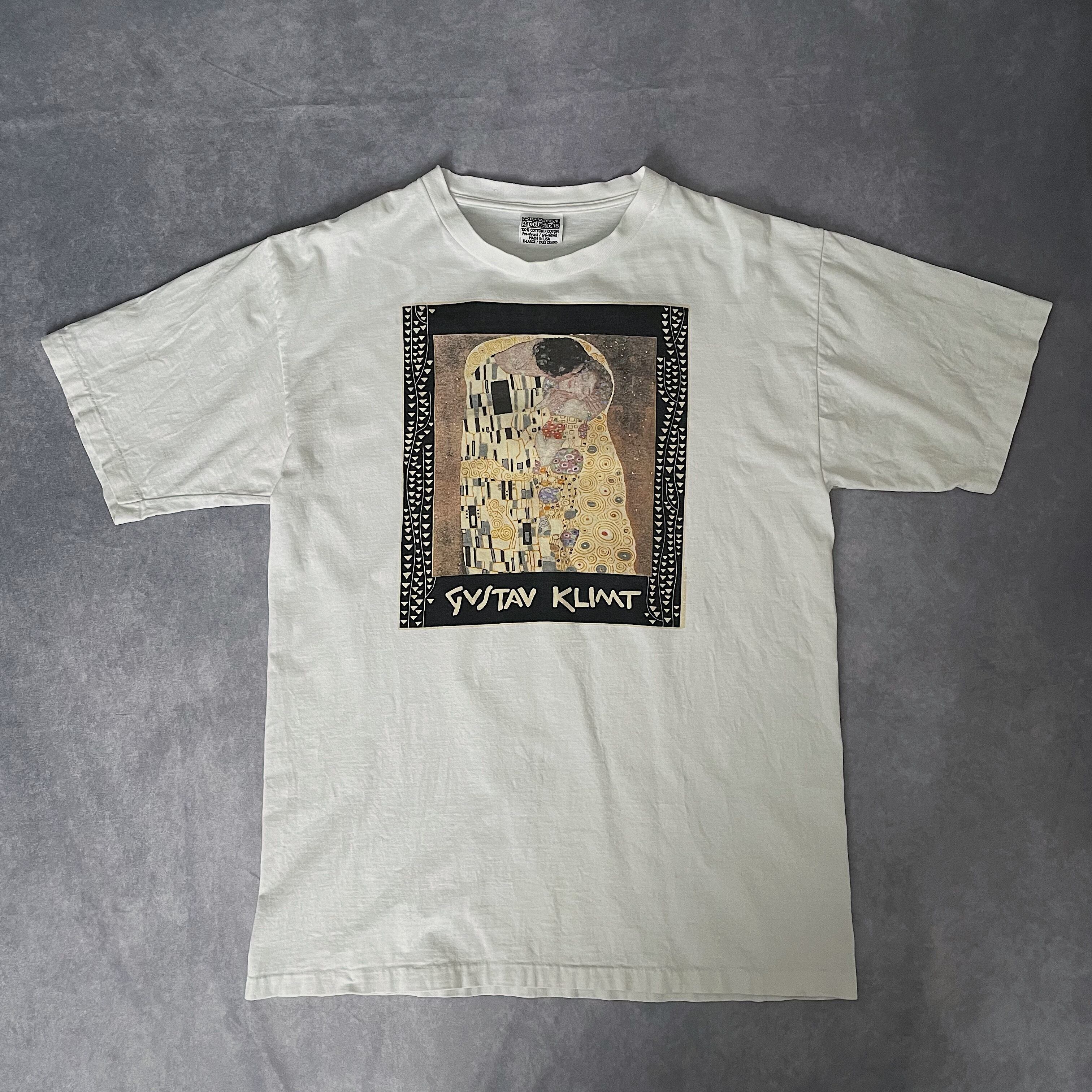 90s USA製ヴィンテージ クリムト アートTシャツ Gustav Klimt 【公式通販】