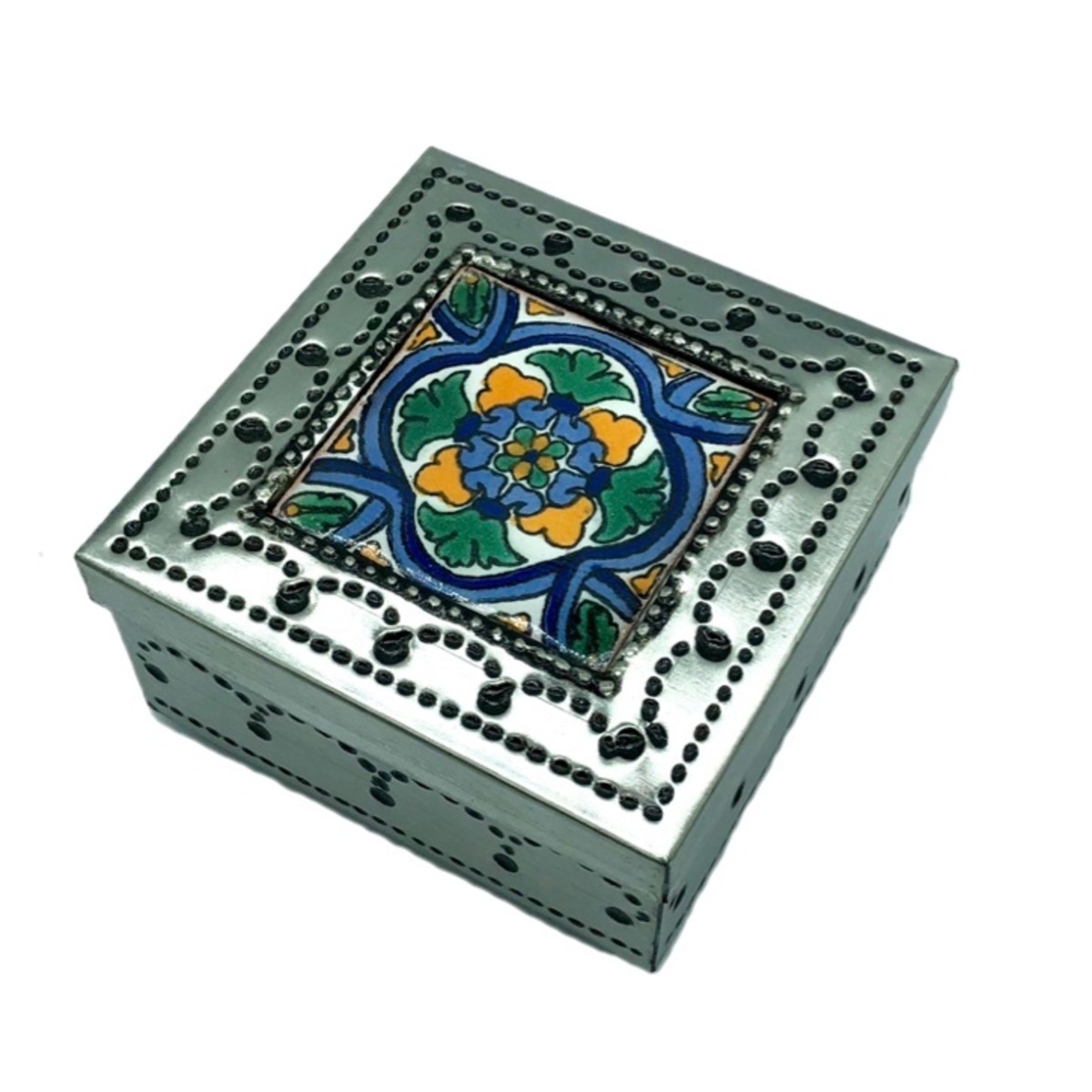 メキシコ タイル小物入れ アクセサリーケース | BCDept
