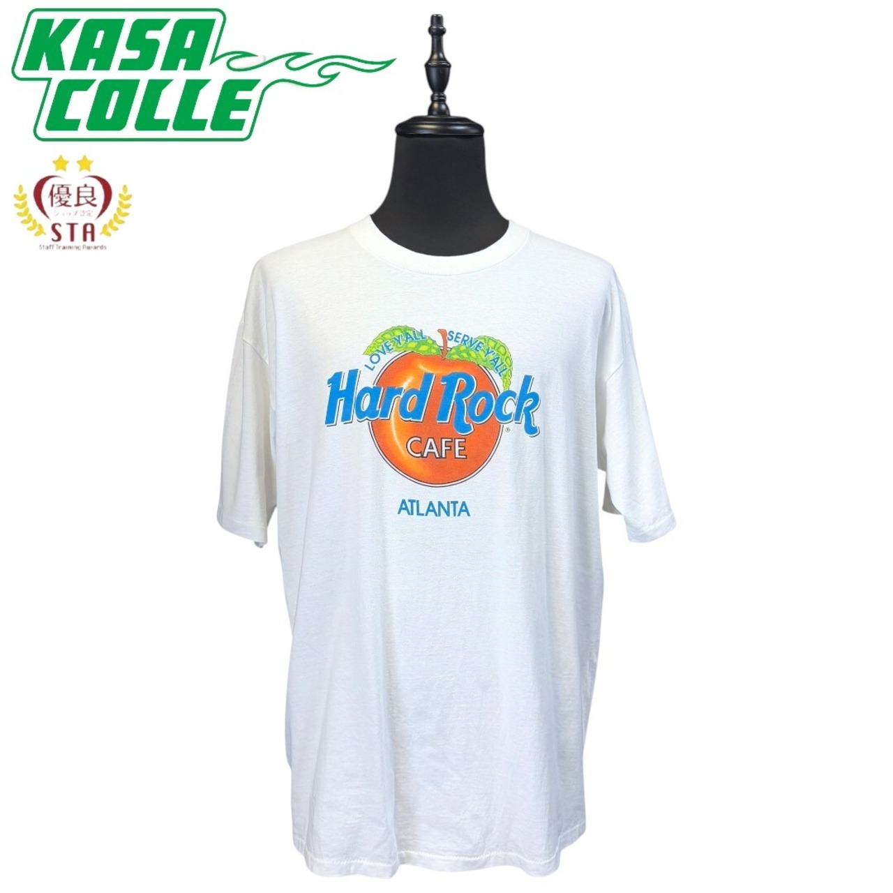 【Hard Rock Cafe】ハードロックカフェTシャツ ATLANTA アトランタ 90's XL相当