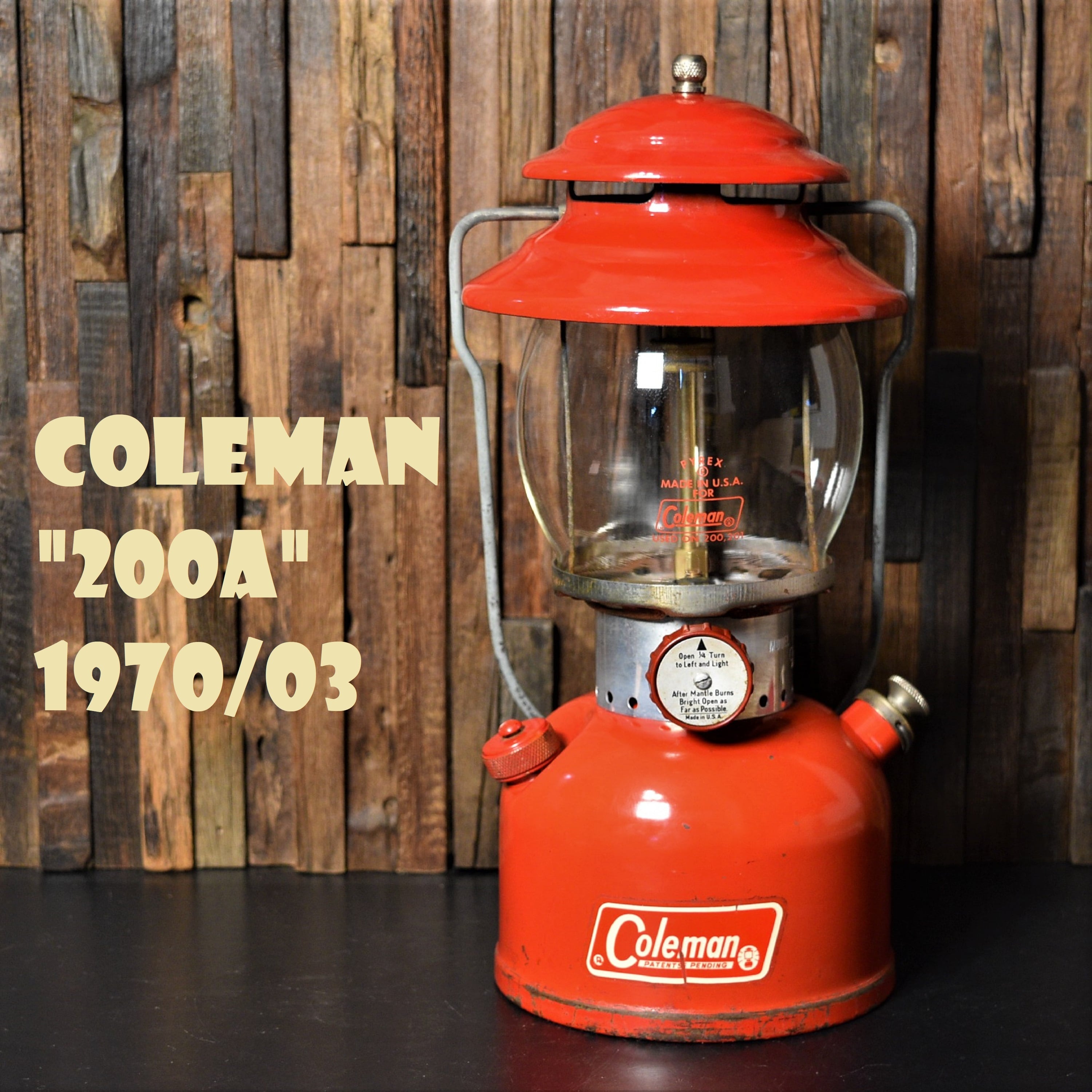 好評得価 ヤフオク! 希少 Coleman ＭＯＤＥＬ 200A 1970年3月製 アウ...