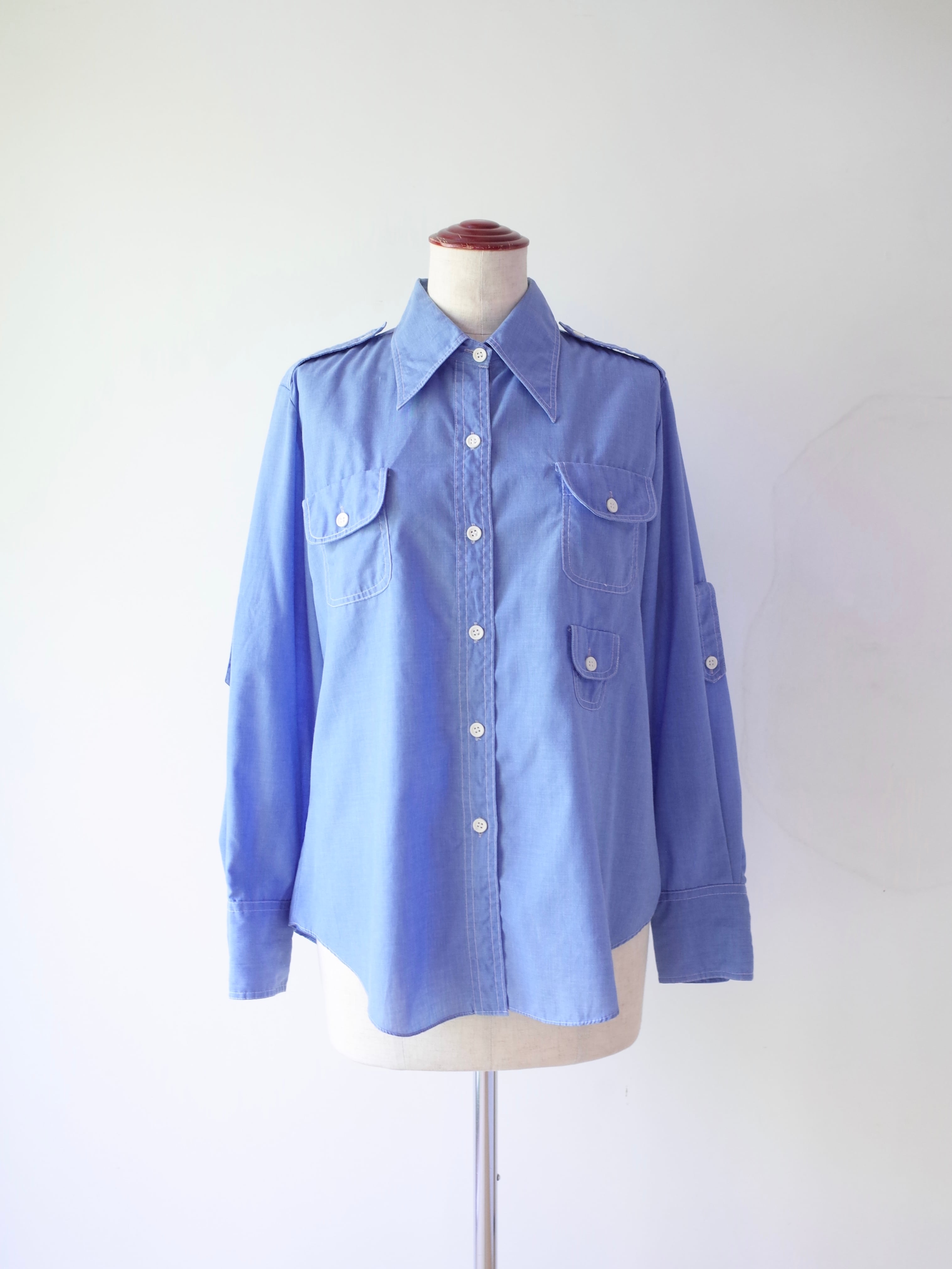 70s Sears Multi Pocket Safari Style Shirt