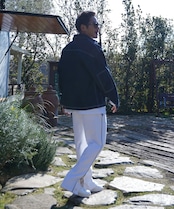 【#Re:room】SIDE LINE PIPING SWEAT TRACK PANTS［REP238］