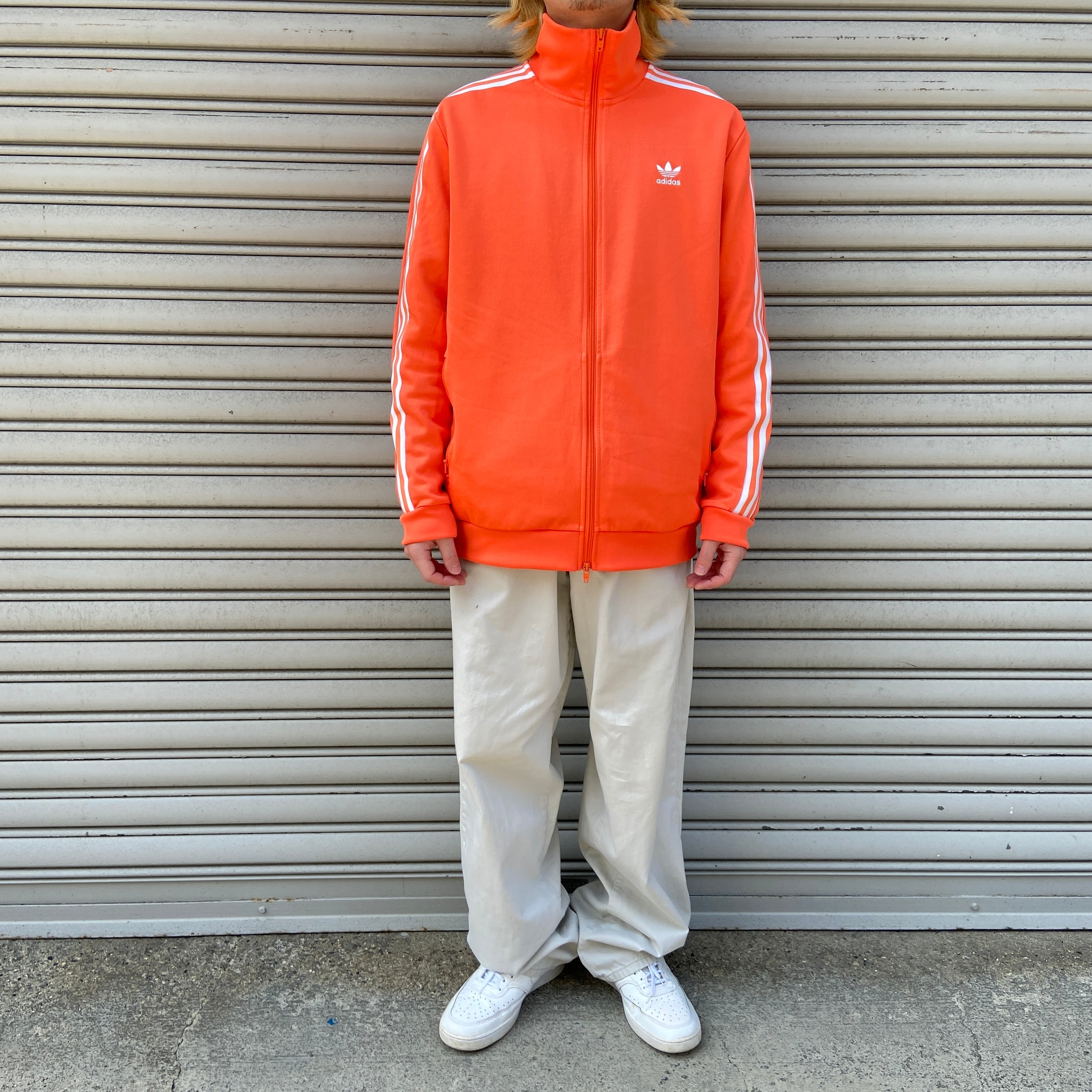 【レアカラー】アディダス ファイヤーバード トラックジャケット オレンジ XL
