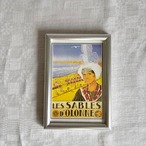 ポストカード　フレーム入り　旅行宣伝ポスター　フランス国鉄の旅　海岸 フランスの旅　12otcp22-4