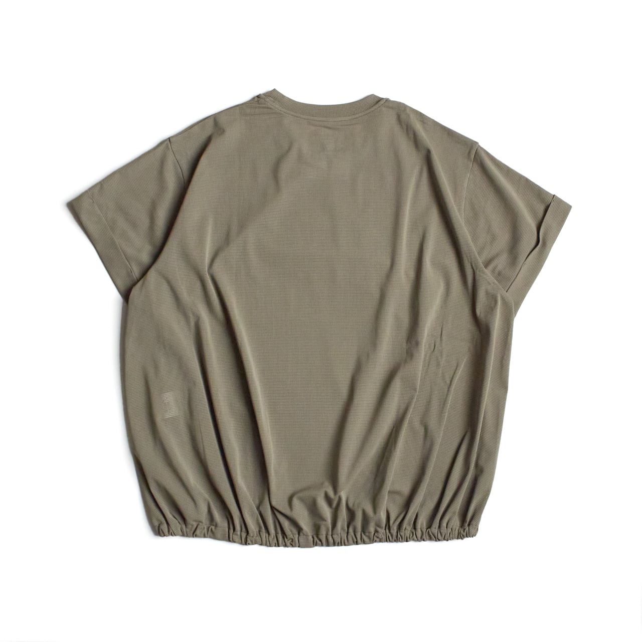 ranor（ラナー）MESH GATHERING T -OLIVE メンズレディースメッシュT
