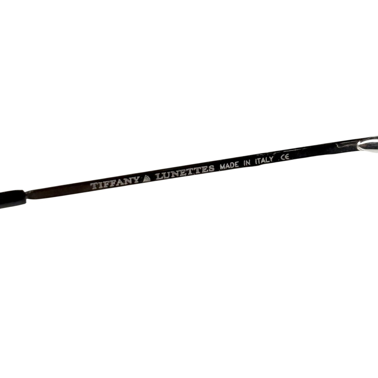 (nos) vintage TIFFANY LUNETTES platinum plated combi color glasses “T660”