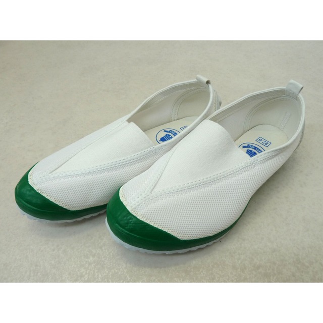 則定小学校　メッシュ体育シューズ　グリーン