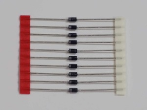 【人気】一般整流用ダイオード 1N4007 [RoHS] 1000V 1A LED破損防止 電気工作などに (１０本セット)