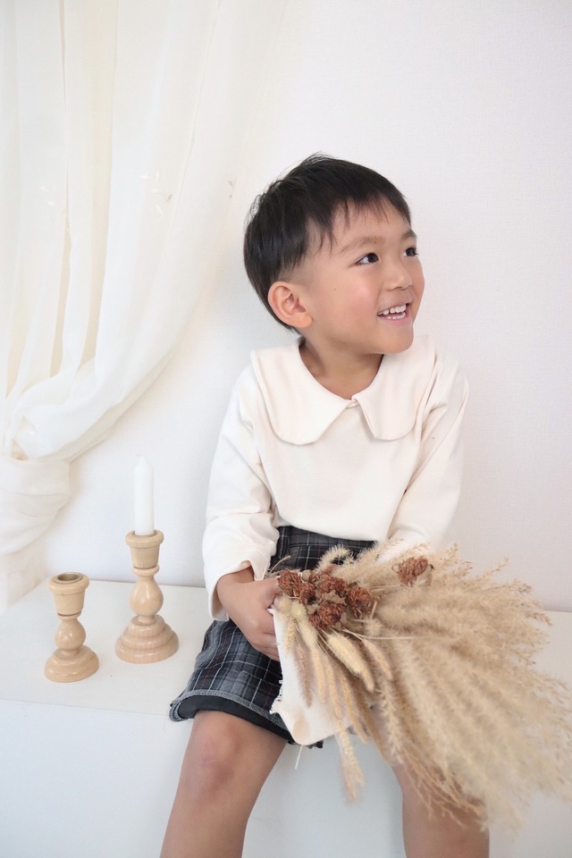 【ラスト1 】即納＿ round collar T