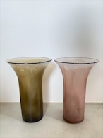 【送料無料】kasumi vase　 L size 　（グリーン / パープル ）
