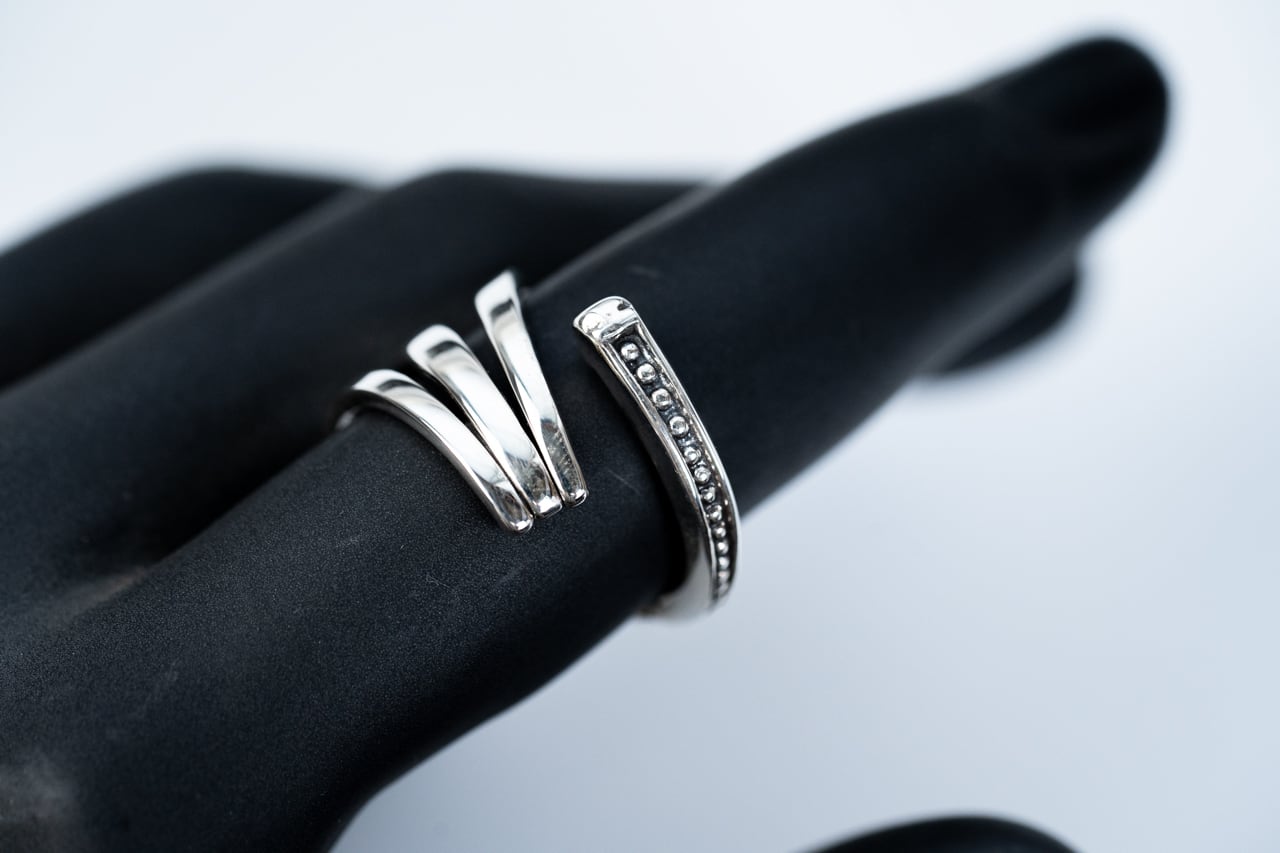 R-082 Cutlery fork ring (S) | WAKAN SILVER SMITH online store