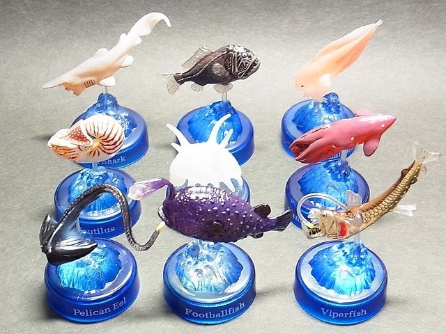 ダイドーMIU深海生物フィギュアコレクション （全9種）コンプリート ...