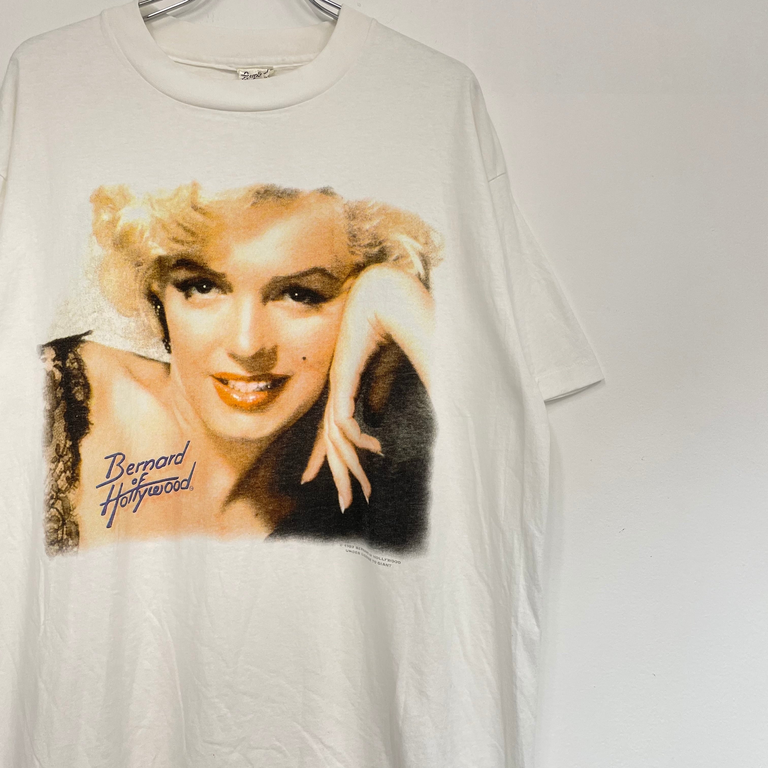 93s BERNARD OF HOLLYWOOD "マリリンモンロー" used s/s tee SIZE:XL
