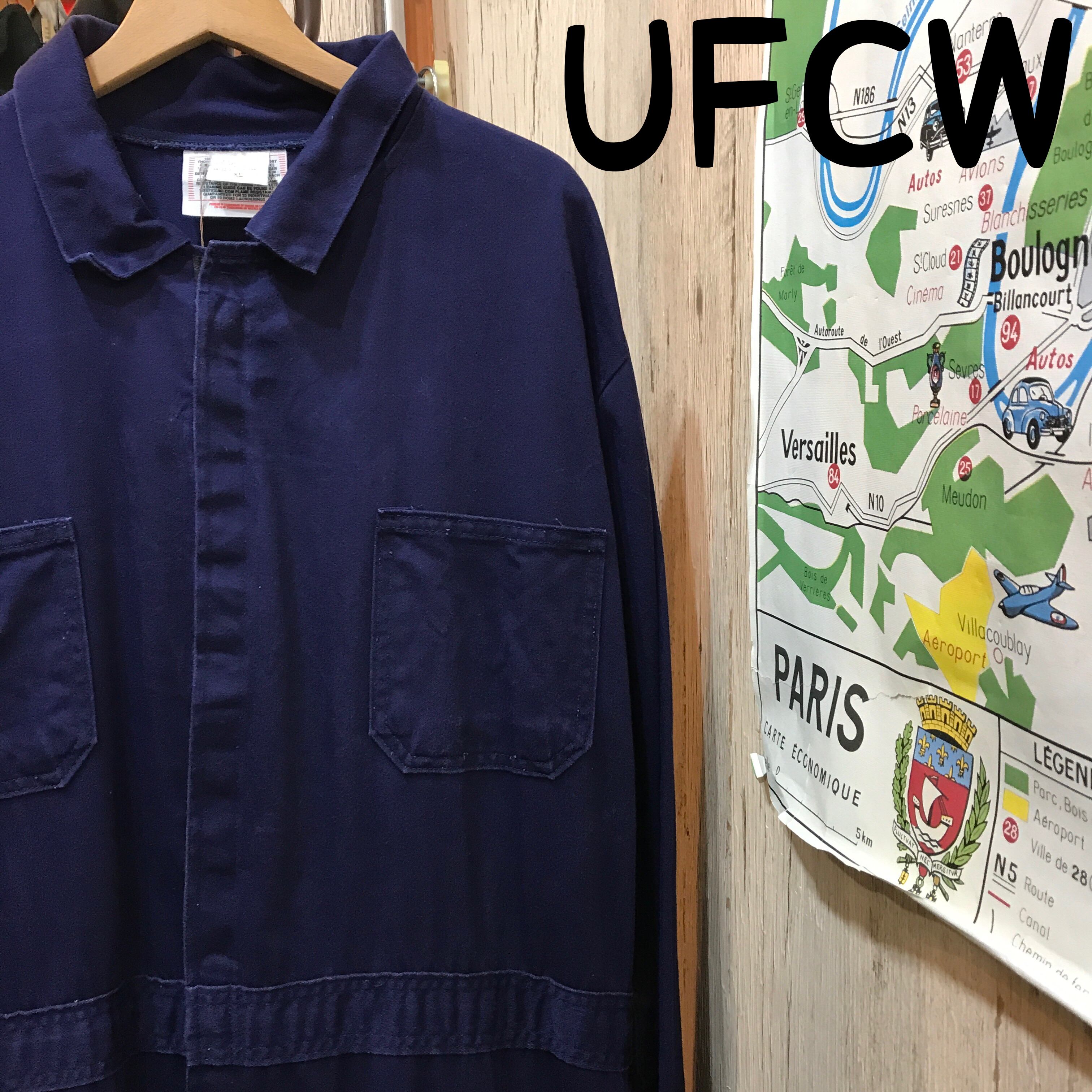 美品【Dickies/ディッキーズ】つなぎ　半袖　ヴィンテージ　80s 古着 Dickies ディッキーズ 半袖つなぎ w39 古着 (1271) | 温古着新