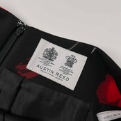 AUSTIN REED オースチンリード 花柄 総柄 スカート サイズ 40 /ブラック×レッド