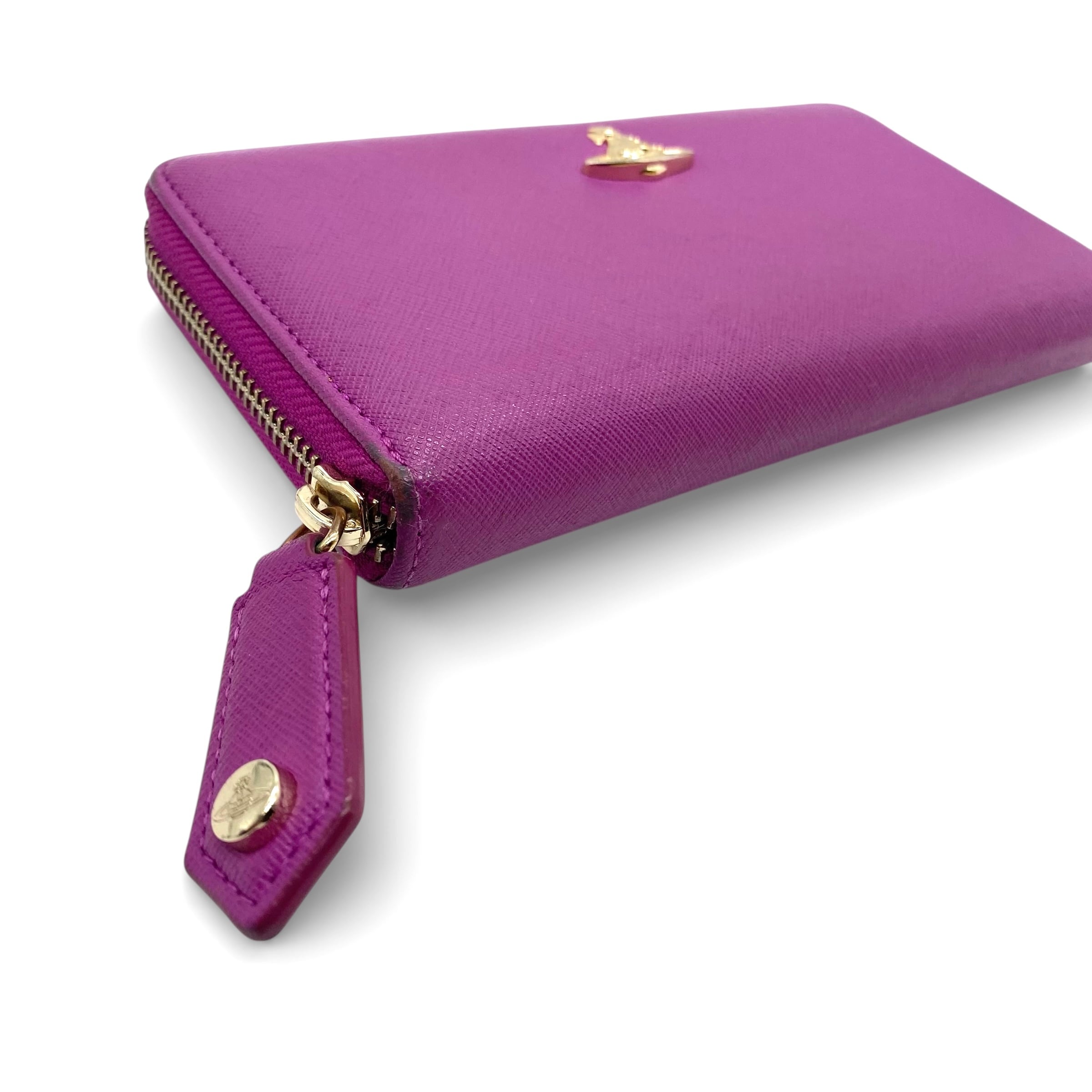 Vivienne Westwood Orb Long Wallet Zip Pink / ヴィヴィアンウエスト