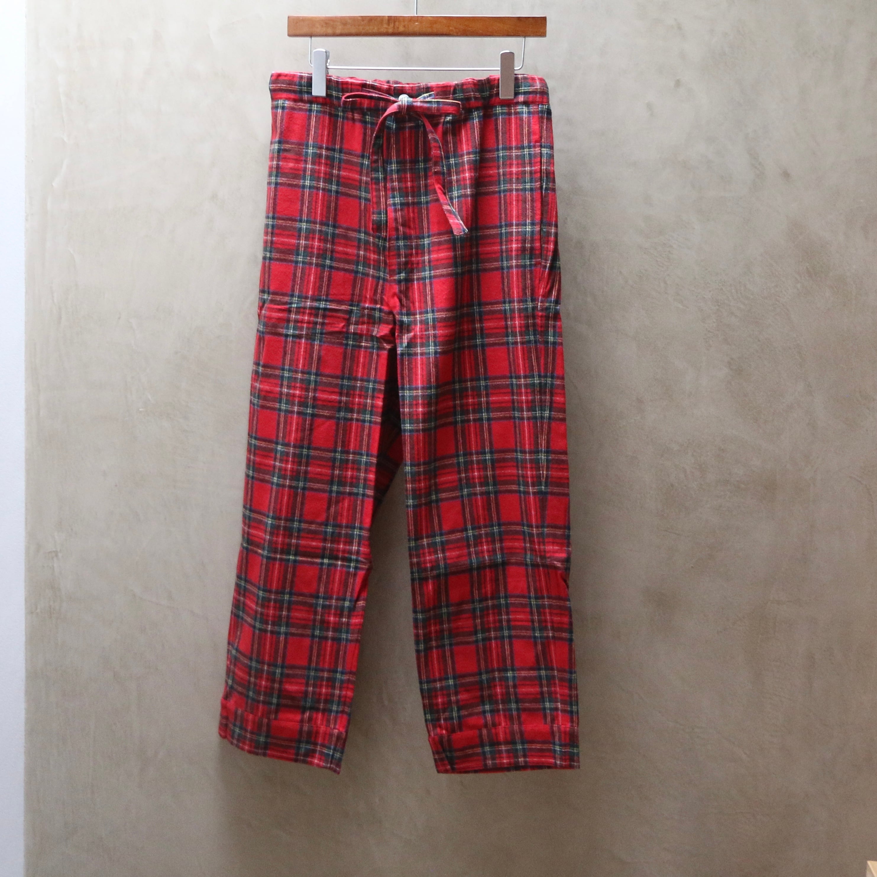 OLDMAN'S TAILOR / オールドマンズテーラー Morning Rockwell Pants Red Stewart #m837