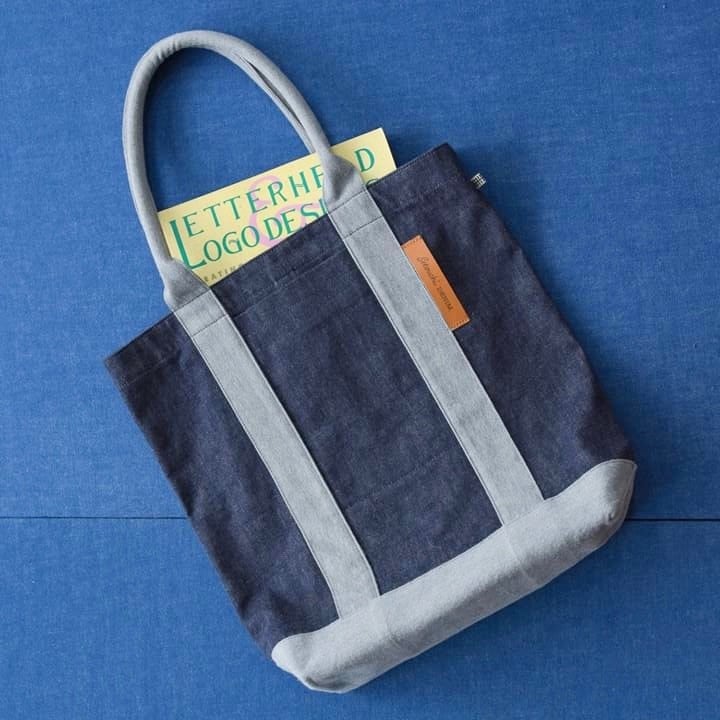 瀬戸内デニムトートバッグ バイカラー | Setouchi DENIM 瀬戸内デニムトートバッグ バイカラー | Setouchi DENIM