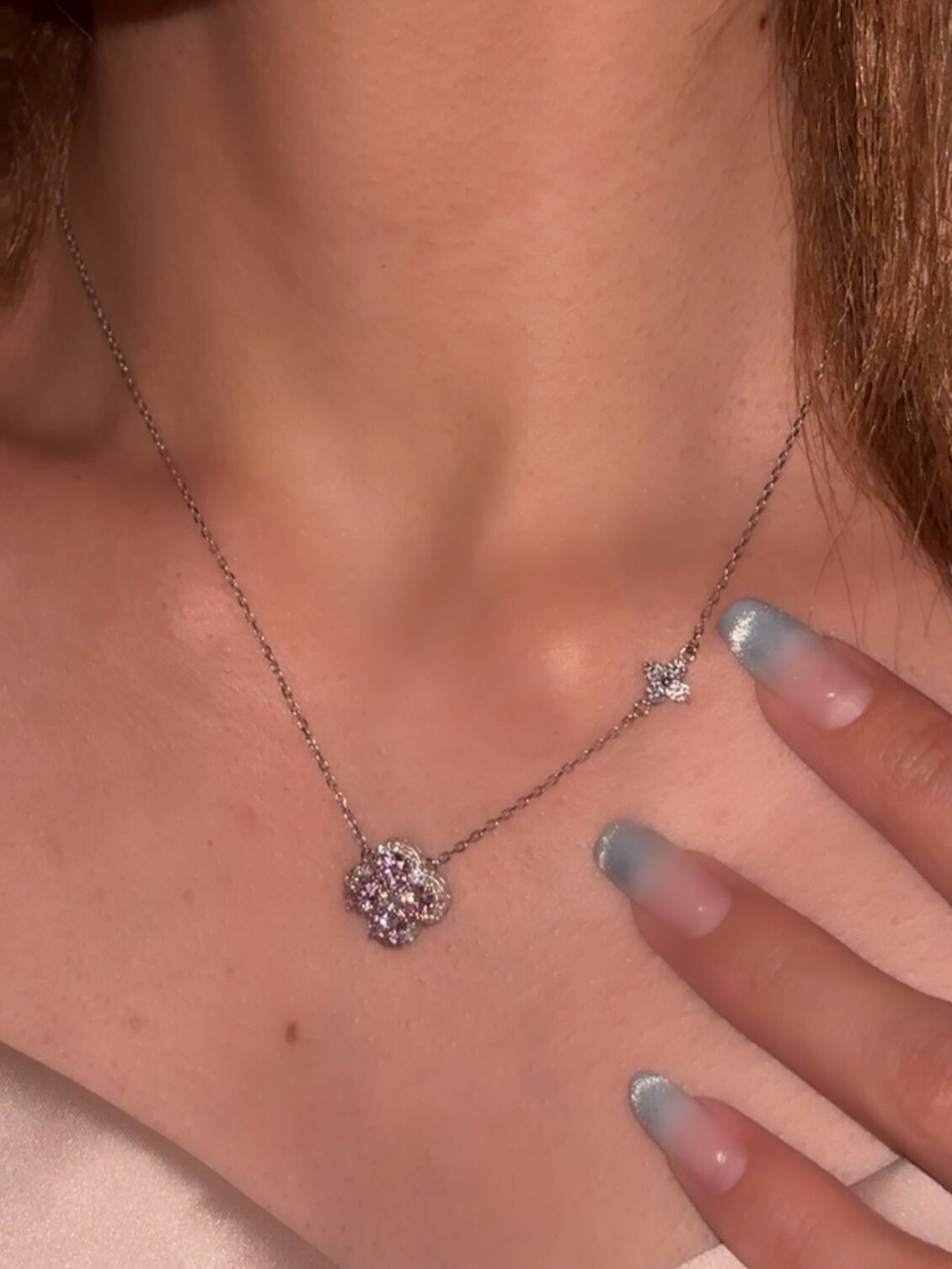shine clover necklace | milcy（ミルシー） 大人フェミニン