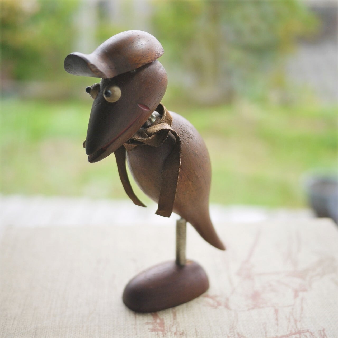 北欧デンマーク チークの鳥 ワインオープナーと栓抜き