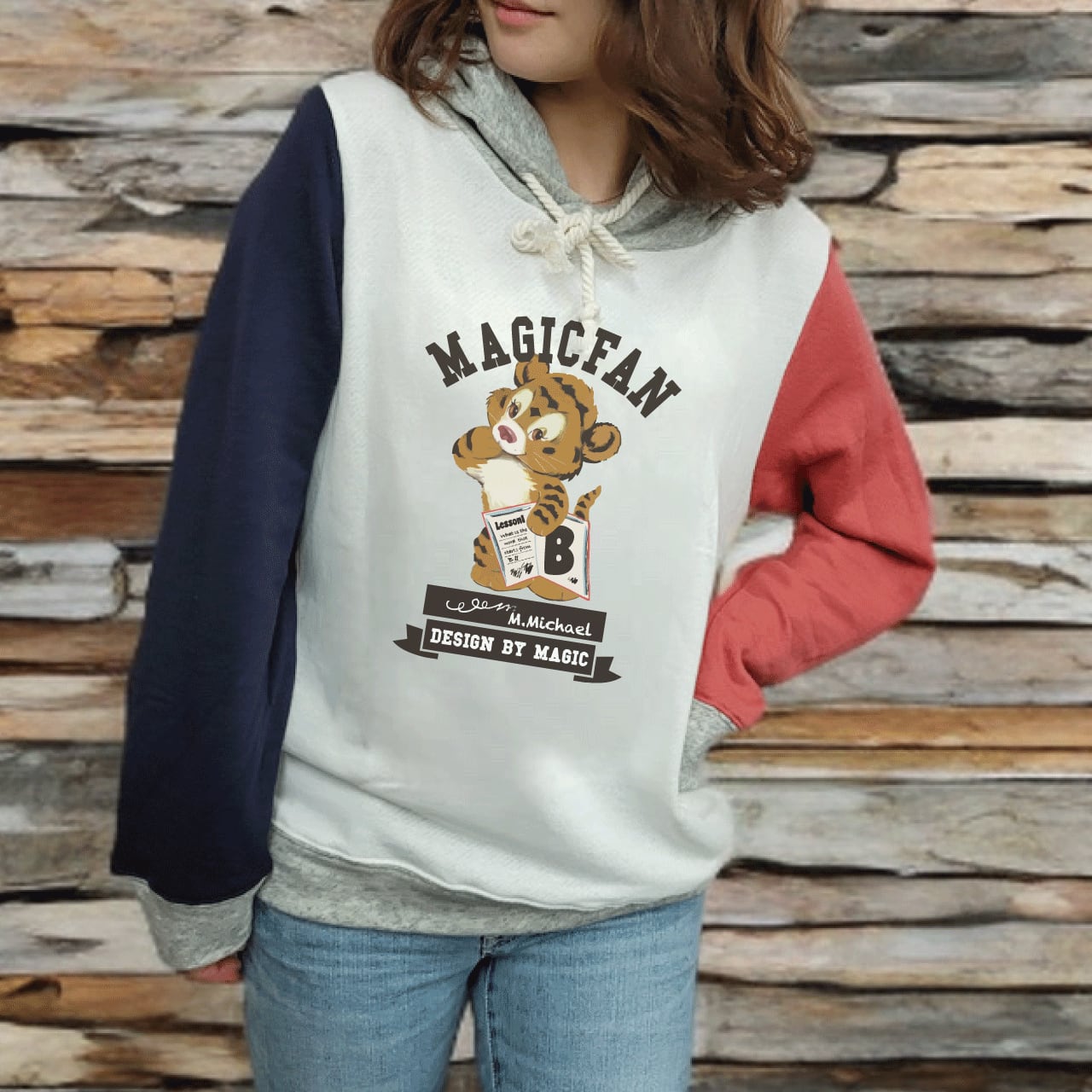 【トラブック】 オリジナル裏毛長袖パーカー ワンサイズのみ レディース