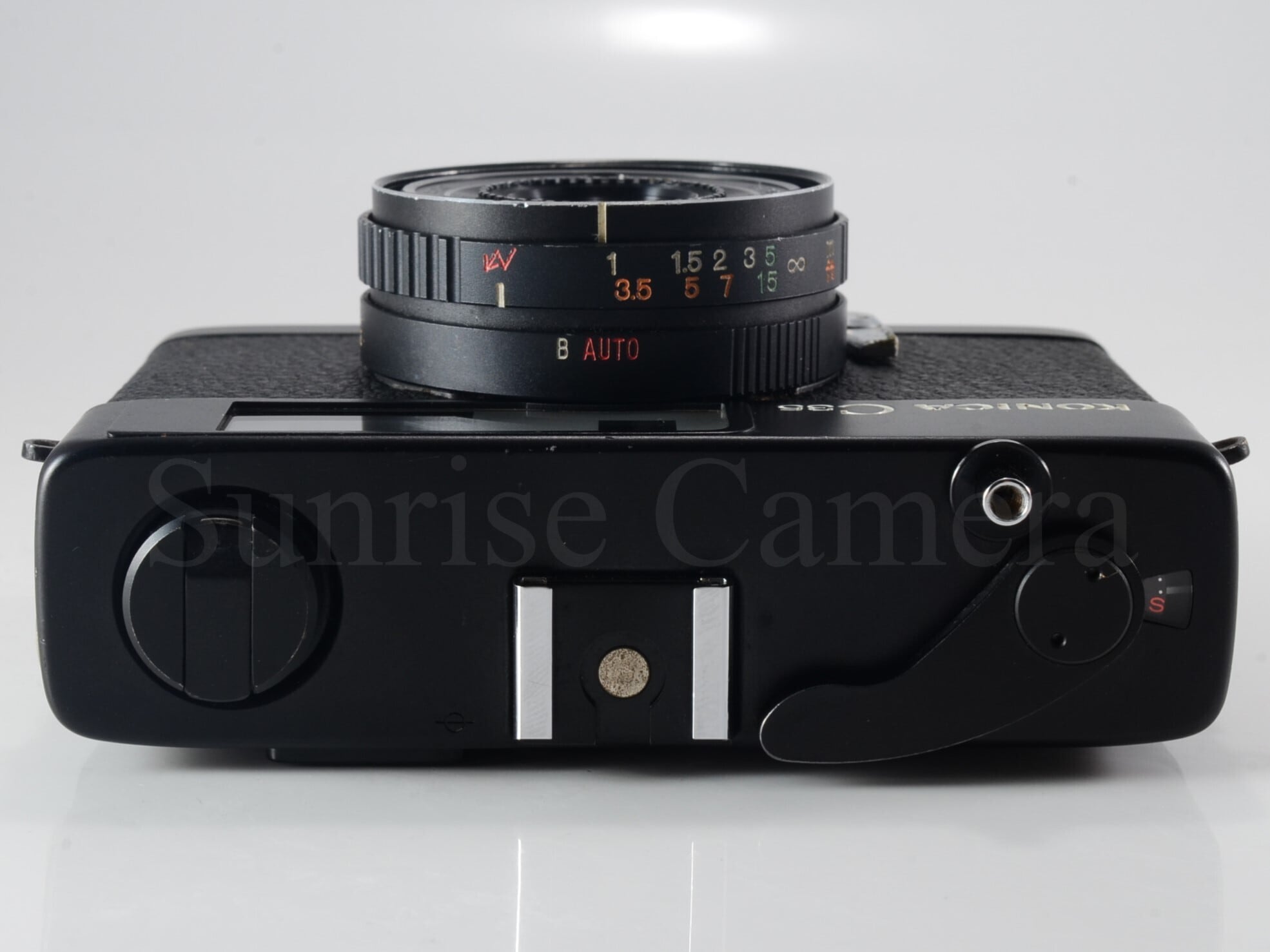 KONICA C35 ブラック / HEXANON 38mm F1.8 整備済 コニカ (60087