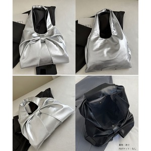 ビッグリボン トートバッグ ワンショルダー レディース A4 大容量 軽量 PUレザー 韓国 バッグ 大人 かわいい フェミニン きれいめ カジュアル 大人可愛い 大人女子
