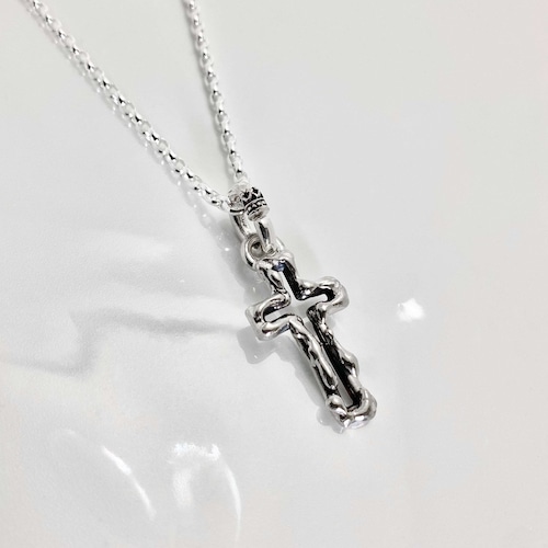 OPEN CROSS #1 with GODSIZE® I.D. TAG NECKLACE / オープンクロス#1ゴッドサイズ® I.D.タグネックレス
