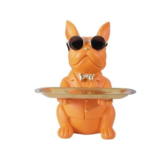 Victor ニッパー犬 ビクター犬 珍品 陶器 置物 オブジェ 耳 茶色 首輪
