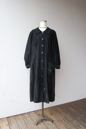 black moleskin coat