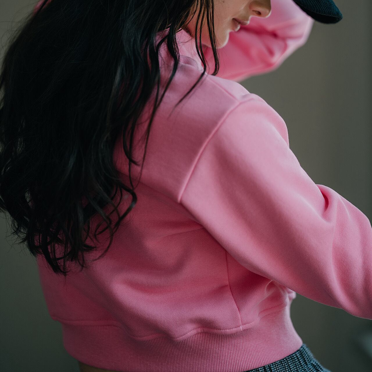 カラースウェットプルオーバー(ピンク) | LINKABLE