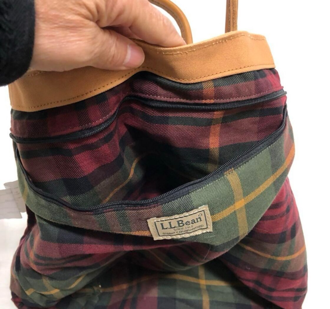 オールドビーントートレザーハンドルトートバッグ☆LL Bean | Pay ID