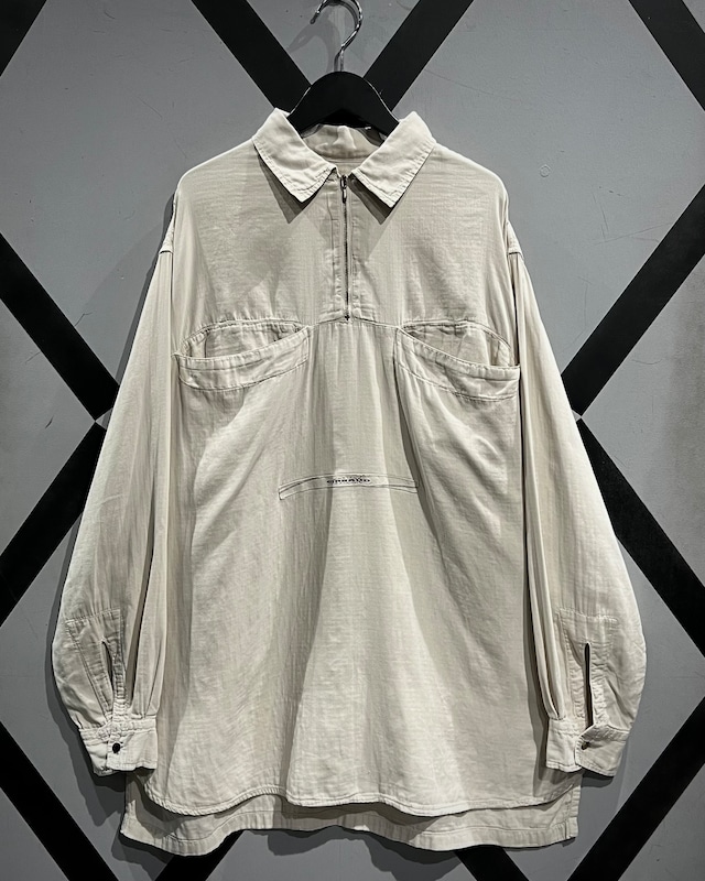 【X VINTAGE】“MARITHÉ + FRANÇOIS GIRBAUD” Vintage Half Zip Pullover Shirt