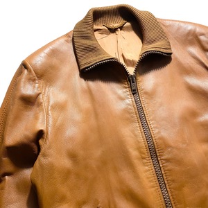 HERMES sheepskin leather blouson