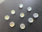 ラウンドカボション 12mm　イエロー【硝子の宝石】【硝子の琥珀糖】