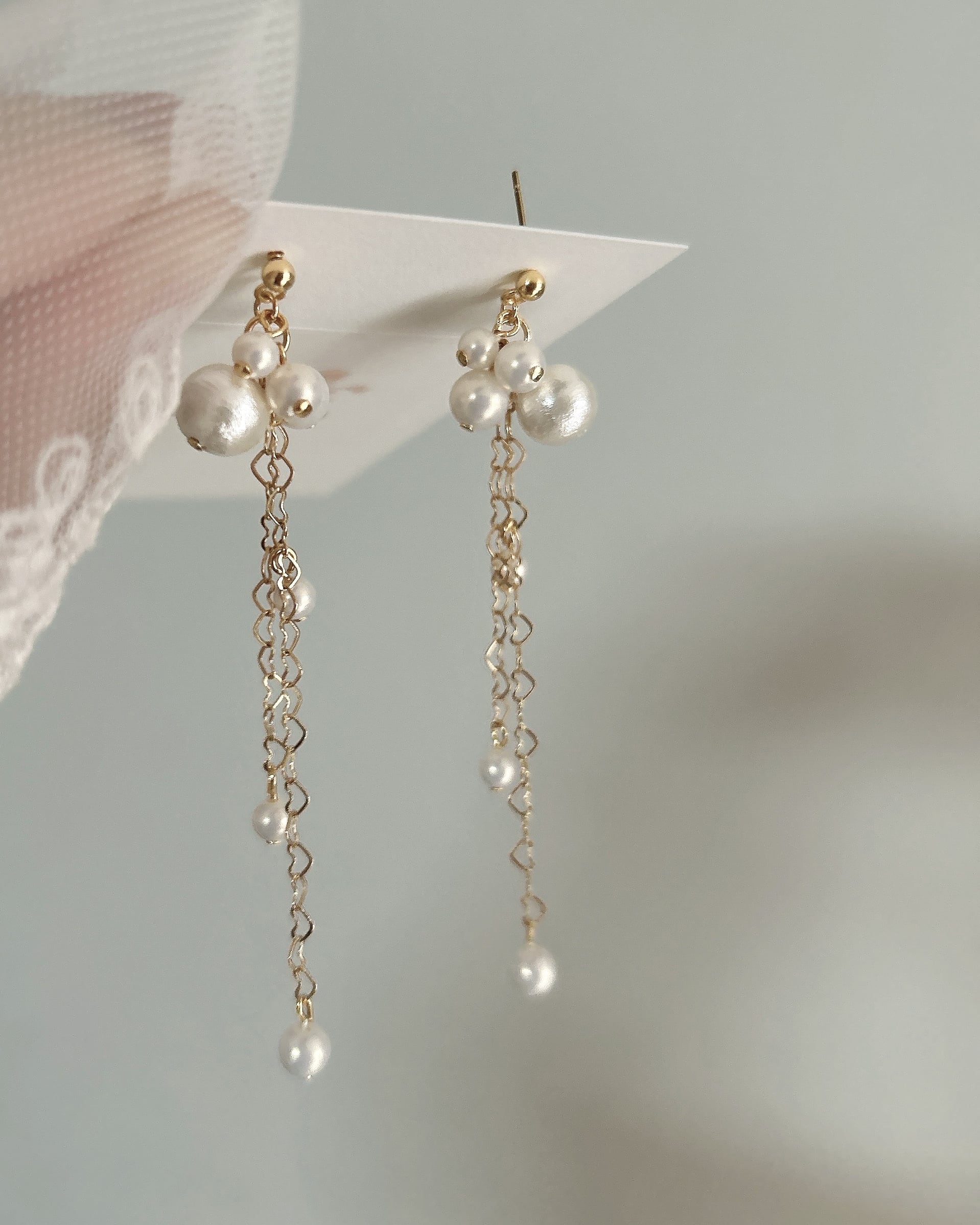 【最終販売】『 雲 』耳飾り