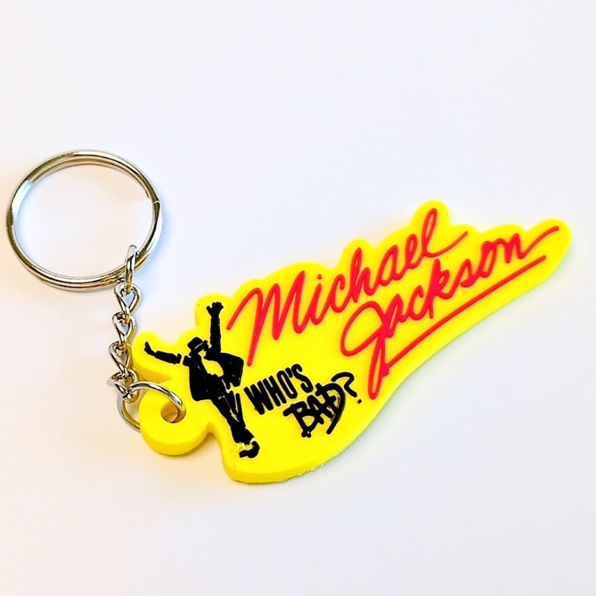 送料無料！ ☆ラバーキーホルダー☆ 〘5202〙【 Michael Jackson