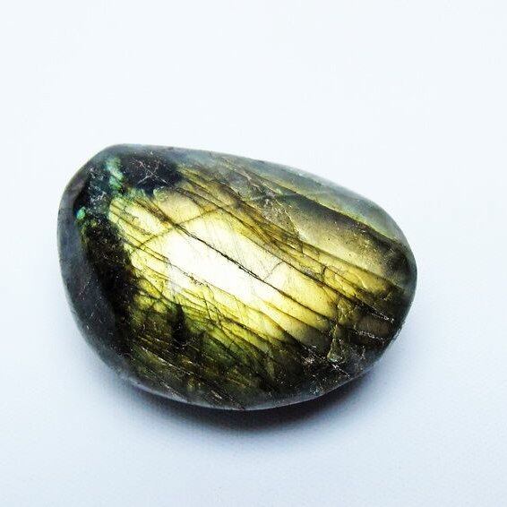 ラブラドライト 原石 タンブル 一点物 171-6086