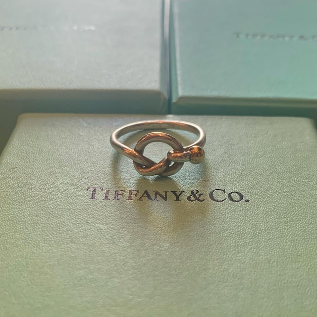 -OLD TIFFANY- hook&eye silver925ring