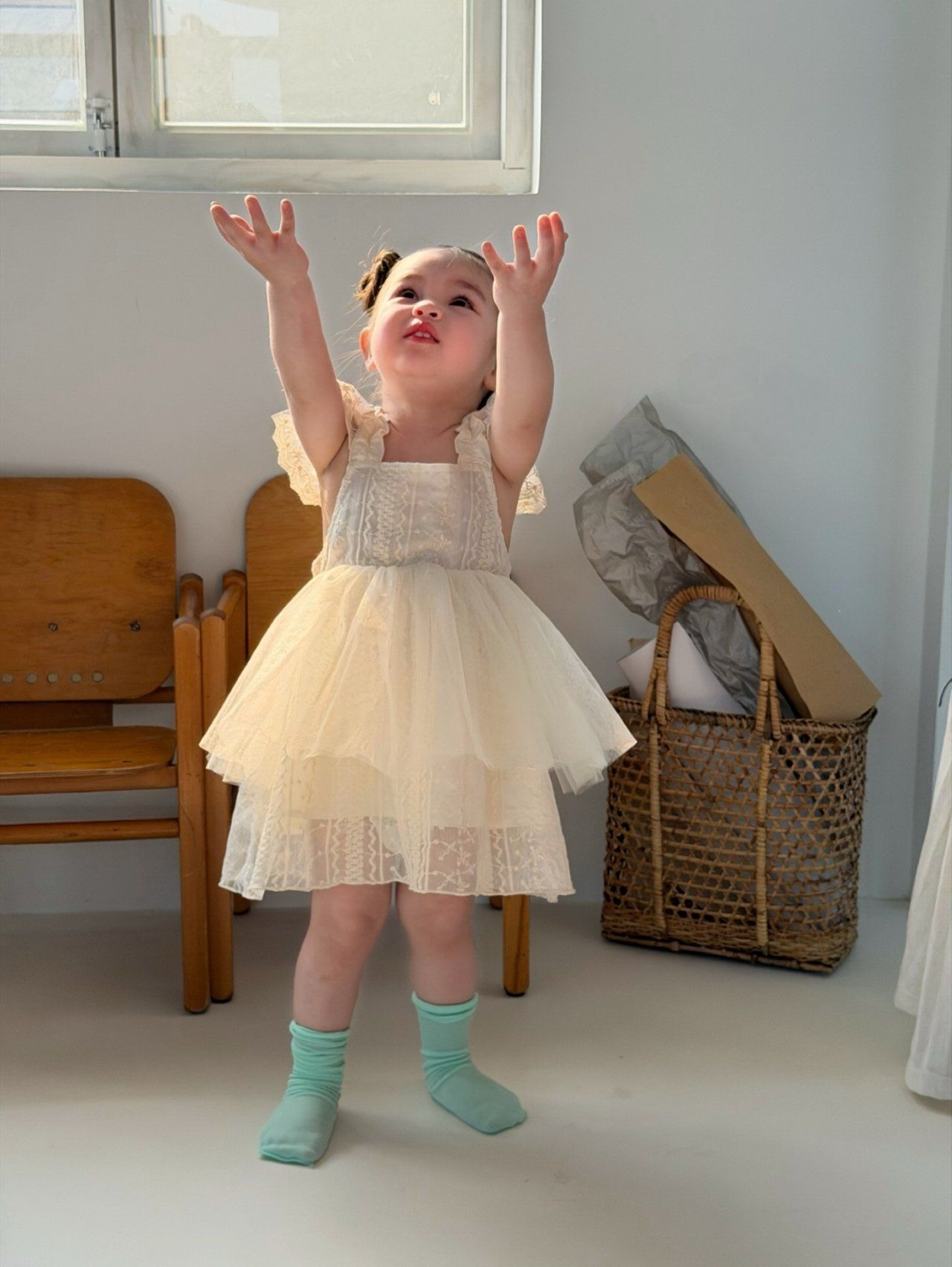 [my daughter] Bella Lace Tutu Dress / [마이다럴] 벨라레이스튜튜원피스