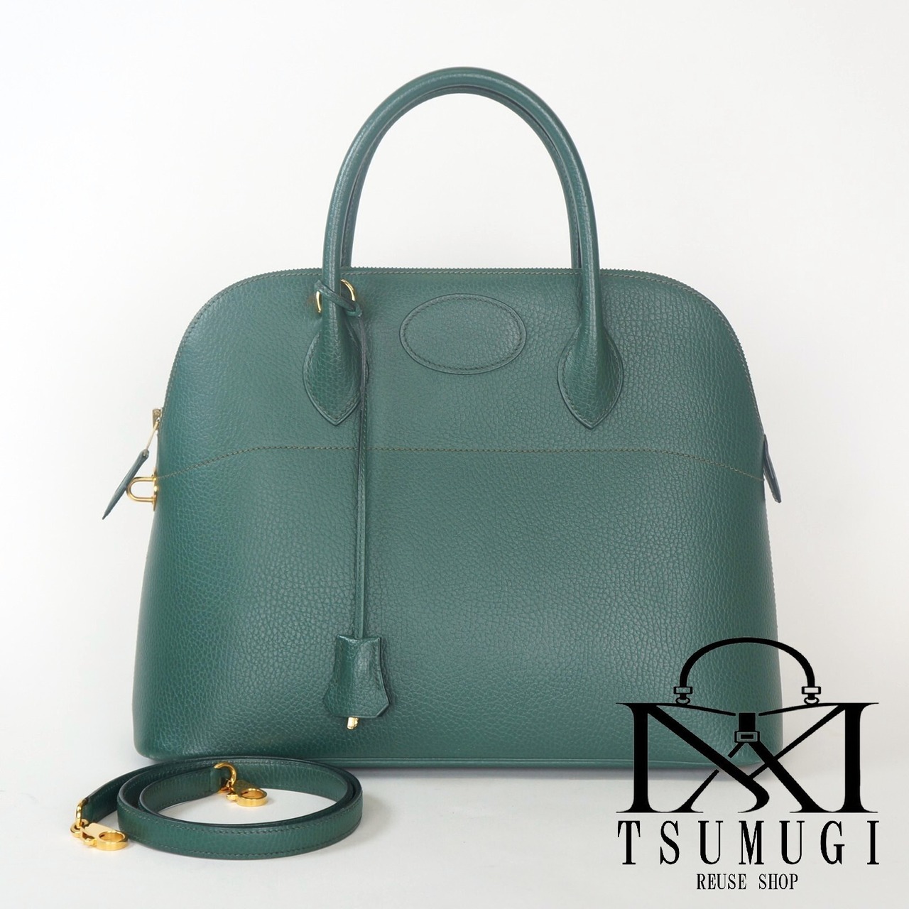 Hermès エルメス ボリード35 クシュベル 2wayバッグ ハンドバッグ ゴールド金具 ○Y:1995年