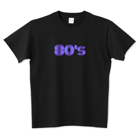 80's / Tシャツ - ブラック
